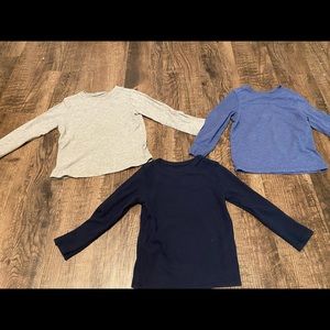 3pack kids long sleeves